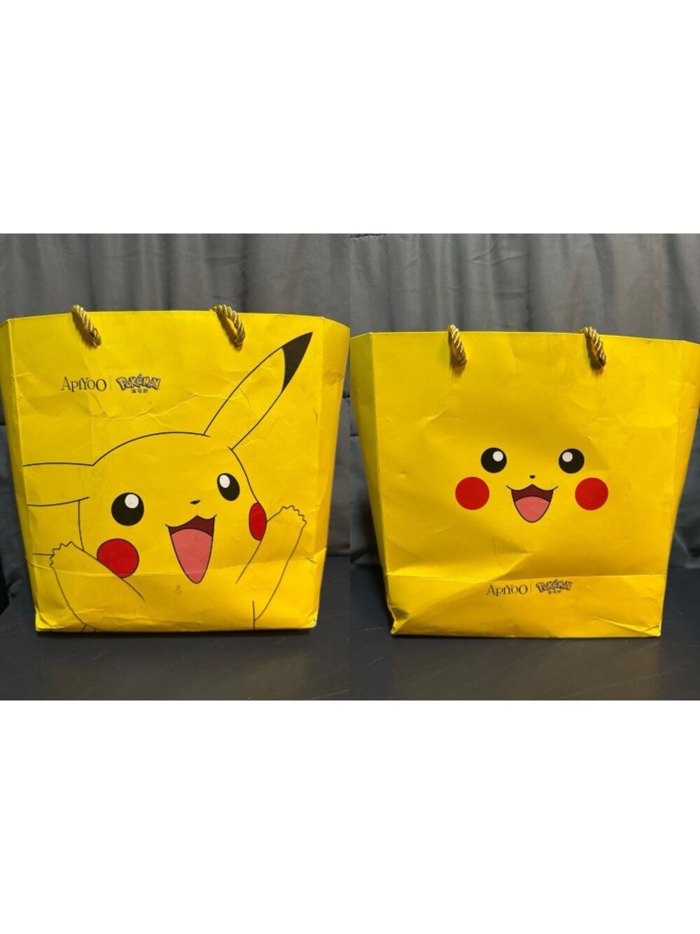 Pokemon Direct 30th Anniversary Mewtwo & Pikachu gift bags 10x9 Inch